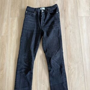 Agolde Riley Black Jeans